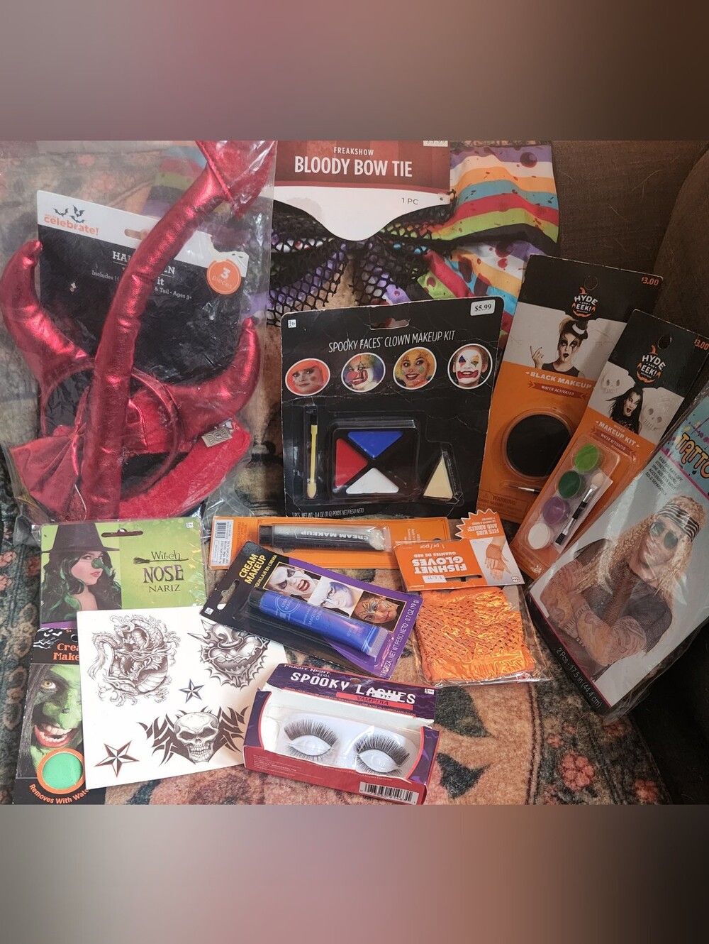 Vintage Halloween Lot Of Misc Items